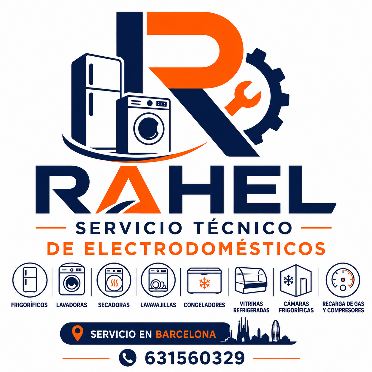 RAHEL REPARACIÓN DE ELECTRODOMÉSTICOS